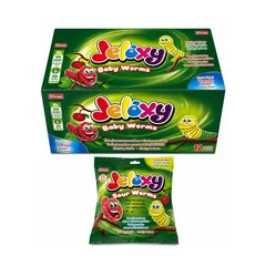 Jelaxy Bolsita – Display de 12 bolsitas Baby worms /bebe gusanos