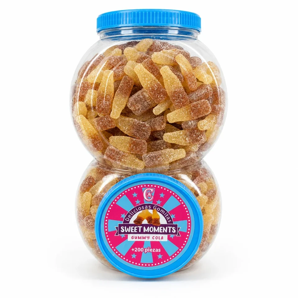 Sweet Moment Gomitas Bote 200 Pcs · Cola