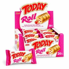 Today roll de fresa - Display de 24 unidades