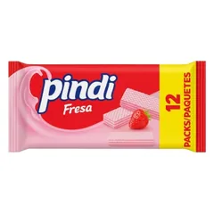 Galleta Pindi Vainilla – Paquete de 12 unidades de 17 g · Fresa