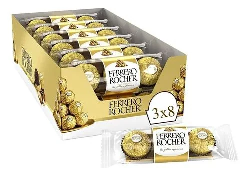 Ferrero rocher tripack 8x3 - 24 unidades